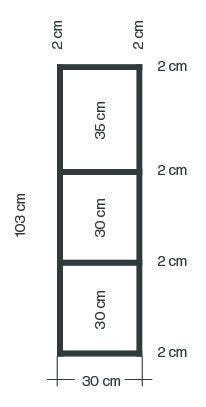 2 steel frames, Ceiling-Mounted Floating Shelf Brackets, Any size to order.