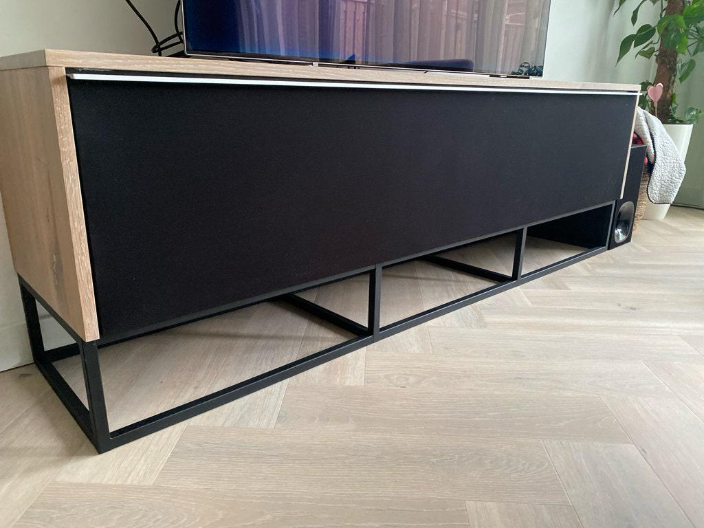 IKEA BESTÅ Steel Frame – Industrial Matte Black Cabinet Legs Base