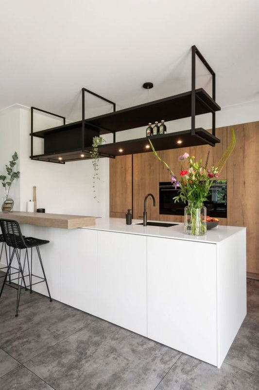 2 steel frames, Ceiling-Mounted Floating Shelf Brackets, Any size to order.