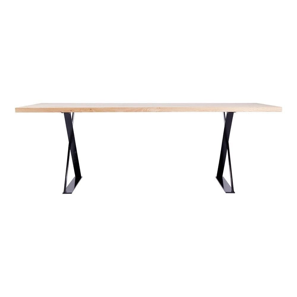 Contemporary Steel Table Legs (Set of 2), Industrial Design