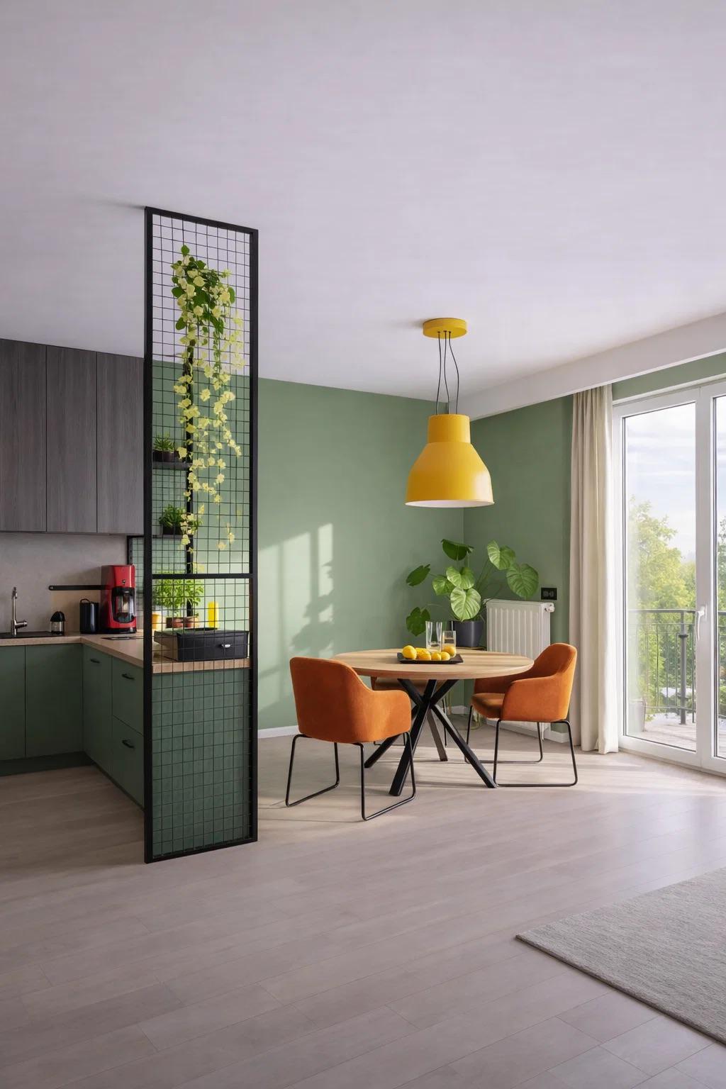 kitchen separation mesh, 2 elements, we will adjust the height and width to your room