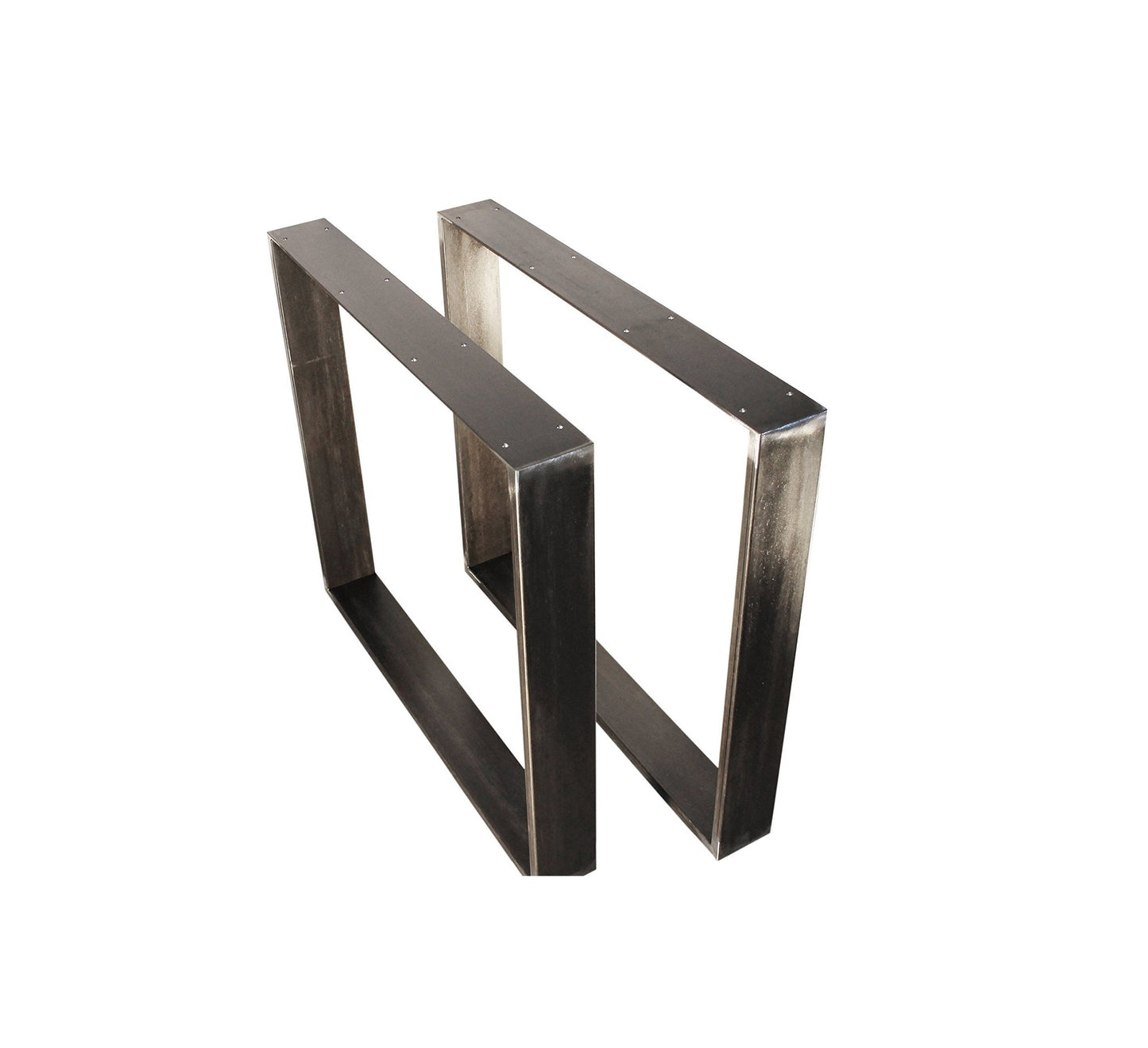 Steel Table Legs, Contemporary Metal Furniture Legs, Set of 2