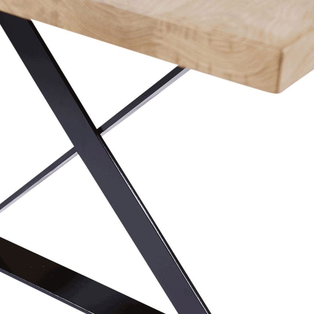 Contemporary Steel Table Legs (Set of 2), Industrial Design