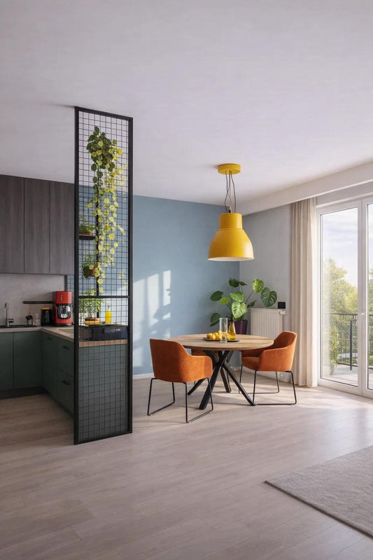 kitchen separation mesh, 2 elements, we will adjust the height and width to your room