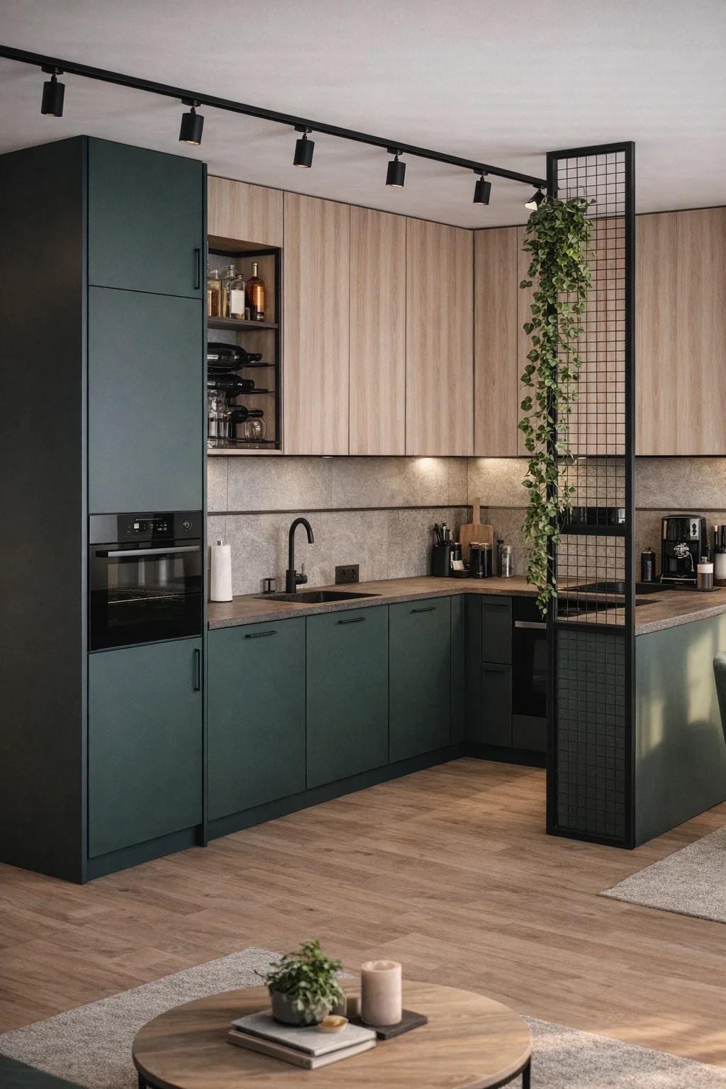 kitchen separation mesh, 2 elements, we will adjust the height and width to your room