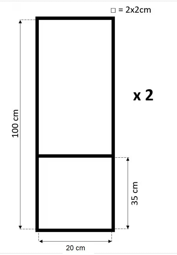 2 steel frames, Ceiling-Mounted Floating Shelf Brackets,